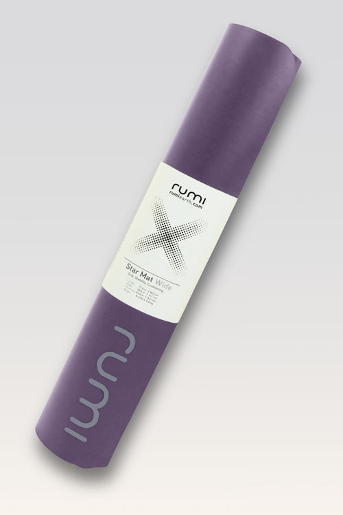 Star Yoga Mat Wide - Plum Purple