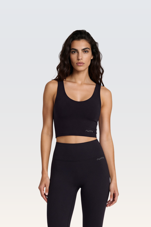 W SunSoft Tank Bra - Black