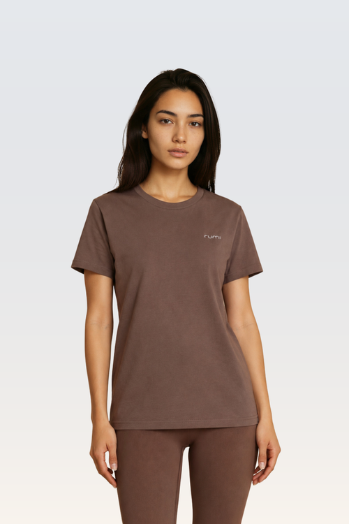 W Moon Tee - Wood
