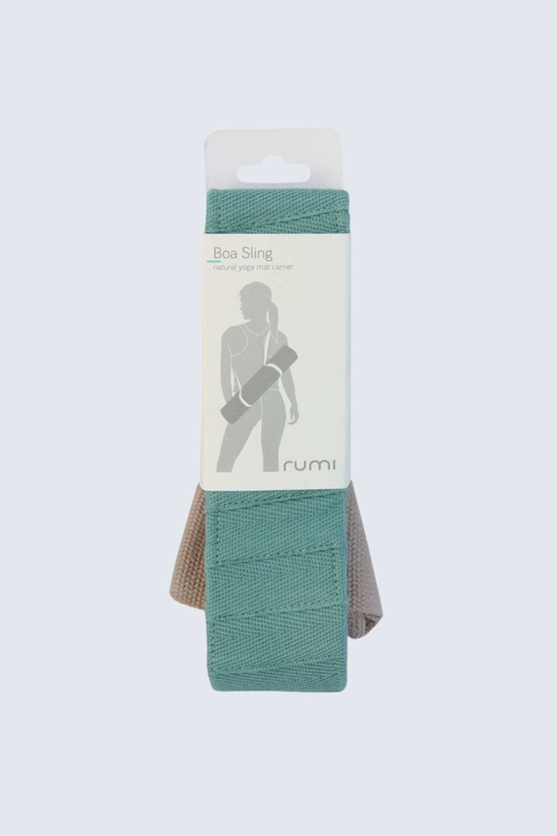 Rumi Earth - Boa Sling - Yoga Mat Carrier - Peacock - RU - BSMC - 01 - PK - Yoga Mat Sling