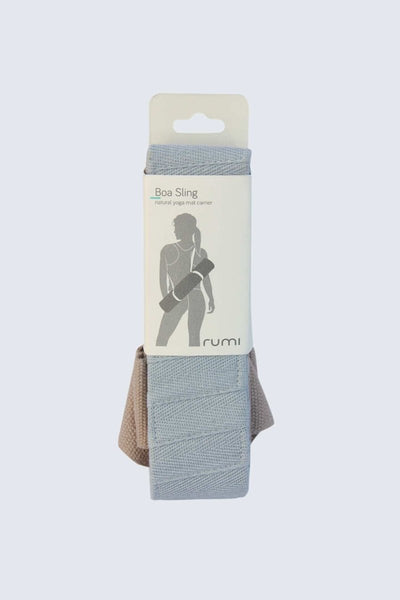 Rumi Earth - Boa Sling - Yoga Mat Carrier - Pebble - RU - BSMC - 01 - GY - Yoga Mat Sling