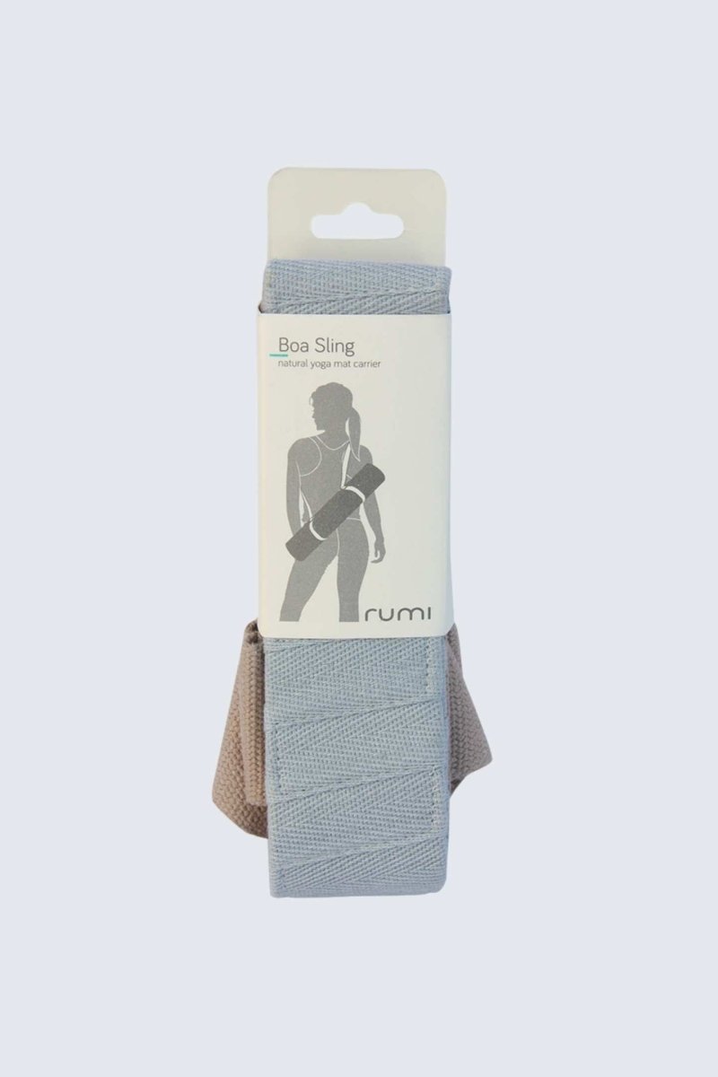 Rumi Earth - Boa Sling - Yoga Mat Carrier - Pebble - RU - BSMC - 01 - GY - Yoga Mat Sling
