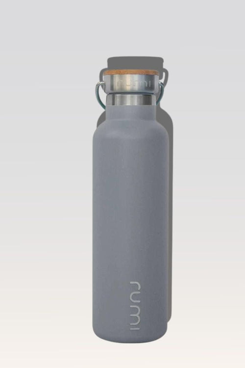 ロタ ボトル – 断熱 – 600 ml – 竹の蓋 – ストーン