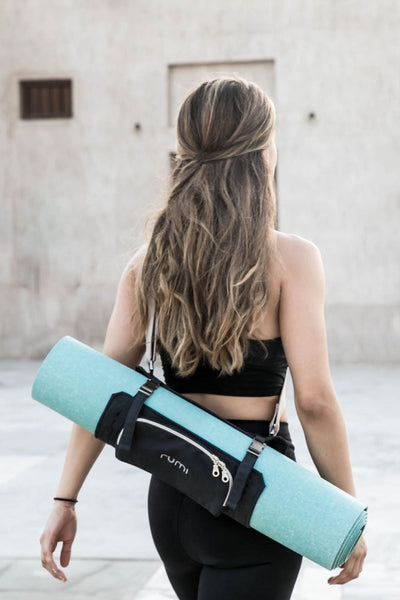 Rumi Earth - Origami Mat Carrier - Graphite - RU - OMC - 01 - DG - Yoga Mat Carrier
