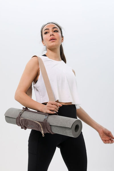 Rumi Earth - Origami Mat Carrier - Wood - RU - OMC - 01 - BR - Yoga Mat Carrier