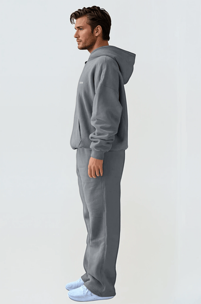 Rumi Earth - U Moon Sweatpants Relaxed Open Fleece - Stone - R113226SEP - Bottoms