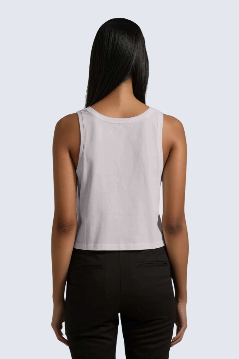 Rumi Earth - W Moon Air Cropped Singlet Tank - Orchid - R131221ODP - Tops