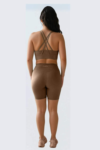 Rumi Earth - W Sunsoft Flow Shorts 6" - Cocoa - R124129CAP - Bottoms