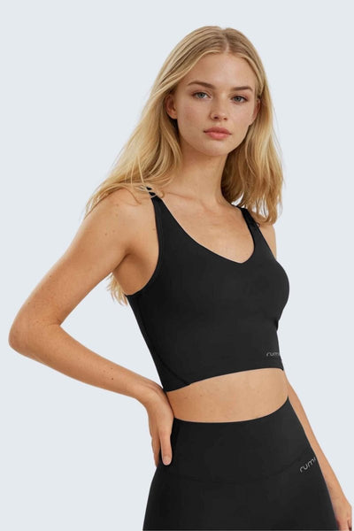 Rumi Earth - W SunSoft Tank Bra - Black - R137440BKP - Bras