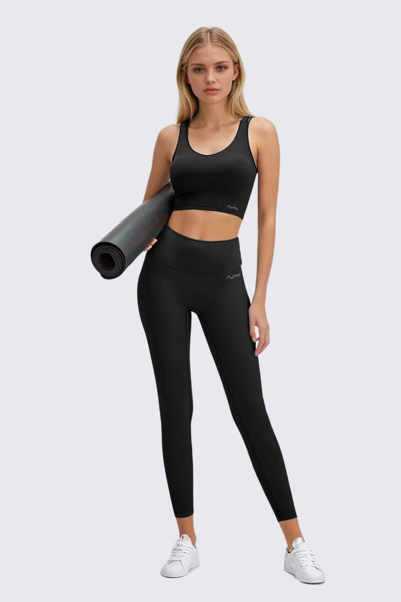 Rumi Earth - W SunSoft Tank Bra - Black - R137440BKP - Bras