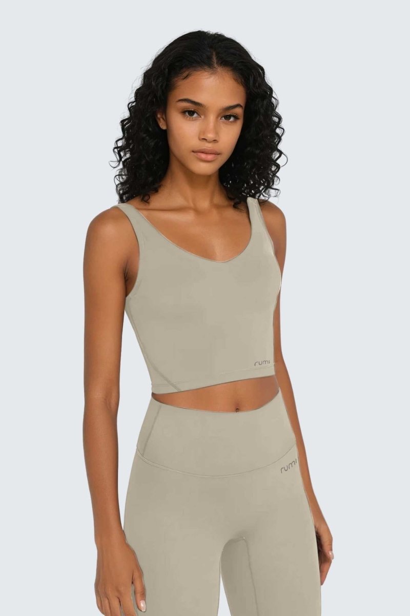 Rumi Earth - W SunSoft Tank Bra - Sand - R137440SDP - Bras