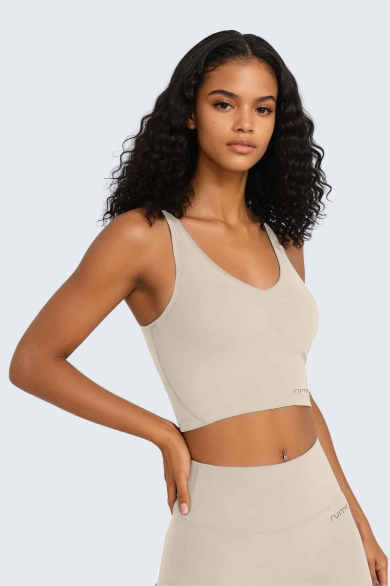 Rumi Earth - W SunSoft Tank Bra - Sand - R137440SDP - Bras