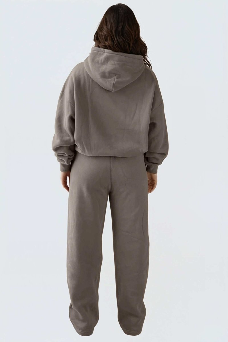 Rumi Earth - WU Moon Sweatpants Relaxed Open Fleece - Camel - R113226CMP - Bottoms