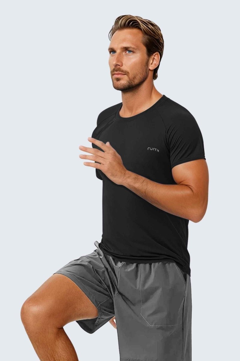 Rumi Earth - WU Sun Fit Tee Terra - Black - R521221BKP - 