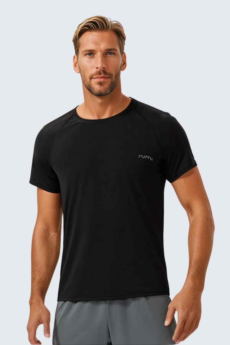 Rumi Earth - WU Sun Fit Tee Terra - Black - R521221BKP - 