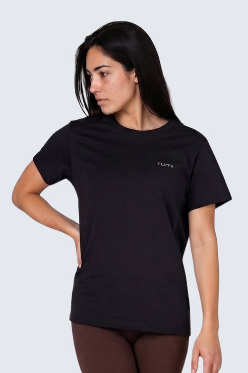 W Moon Tee - Black