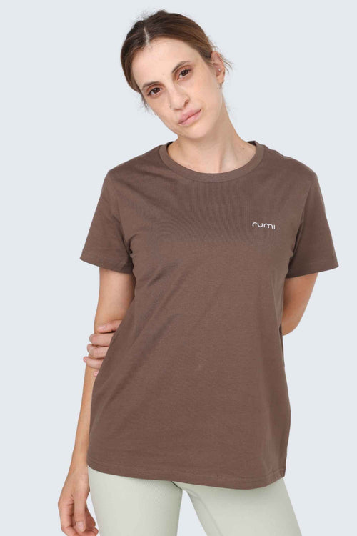 W Moon Tee - Wood